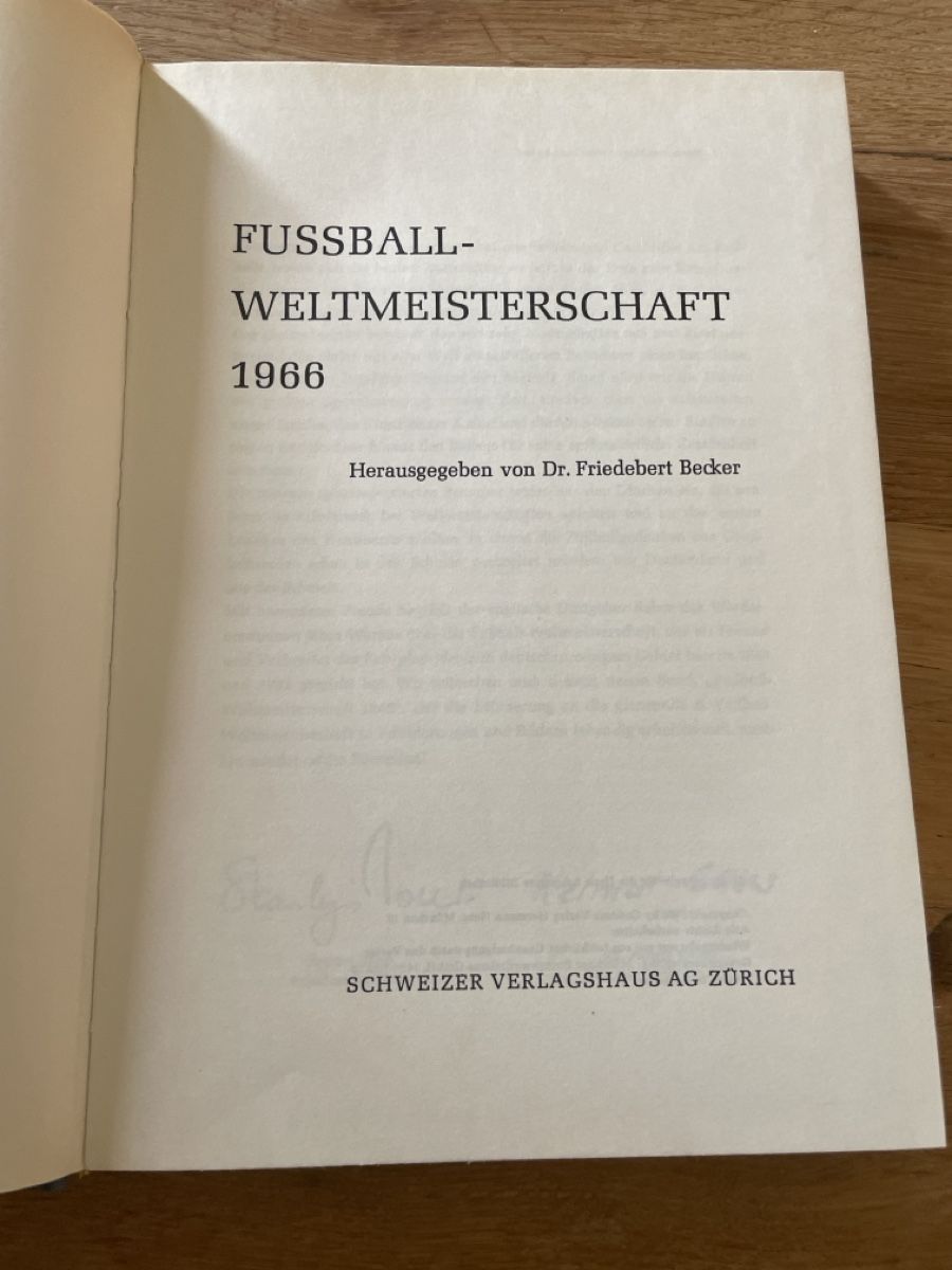 Livres: Fussball Weltmeisterschaft 1966 Buch – D'occasion à Winterthur par cheerio97 2