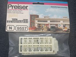 Preiser 9557 Paletten Bausatz 36 Stück