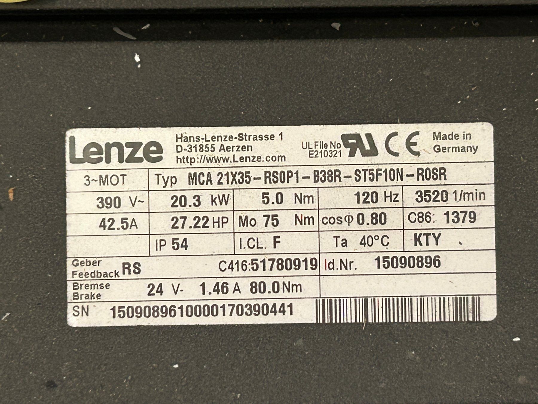 Motori: Posten Elektromotore - Servomotore – Usato da Zofingen venduto da Maschinenfabrik 2