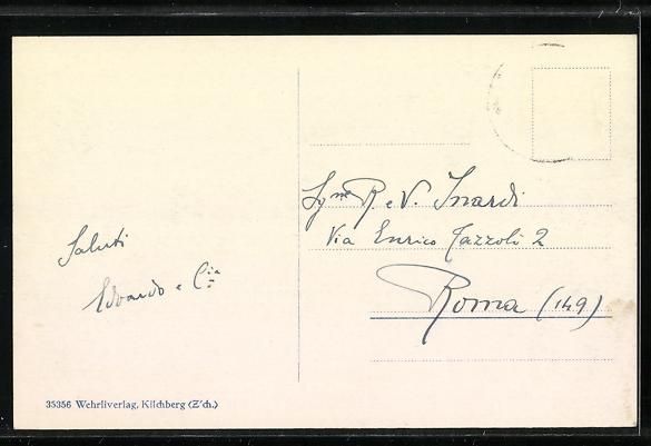 Cartoline postali: St. Moritz-Dorf, Teilansicht mit Hotel – Usato da Berlin venduto da bartko-reher 1