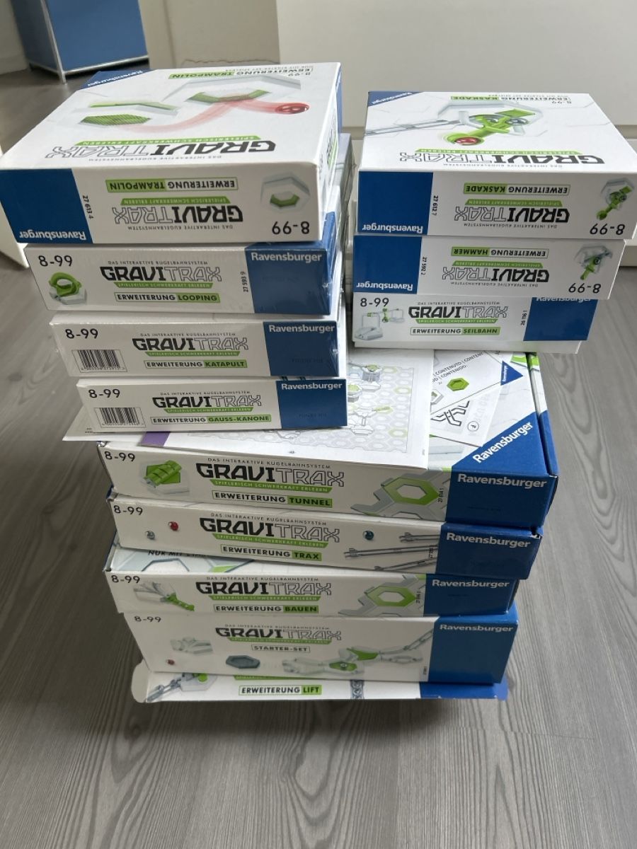 Ravensburger Giocattoli: Komplettes Gravi Trax set mit 12 Boxen – Usato da Neerach venduto da Bburning