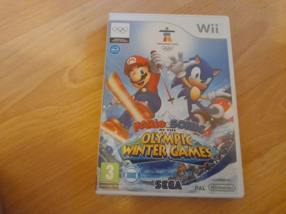 Mario Winter Olympics Wii