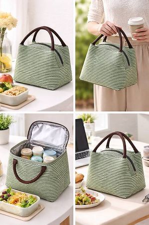 Thermo Lunch Tasche  Hält Essen frisch & warm | Modernes D