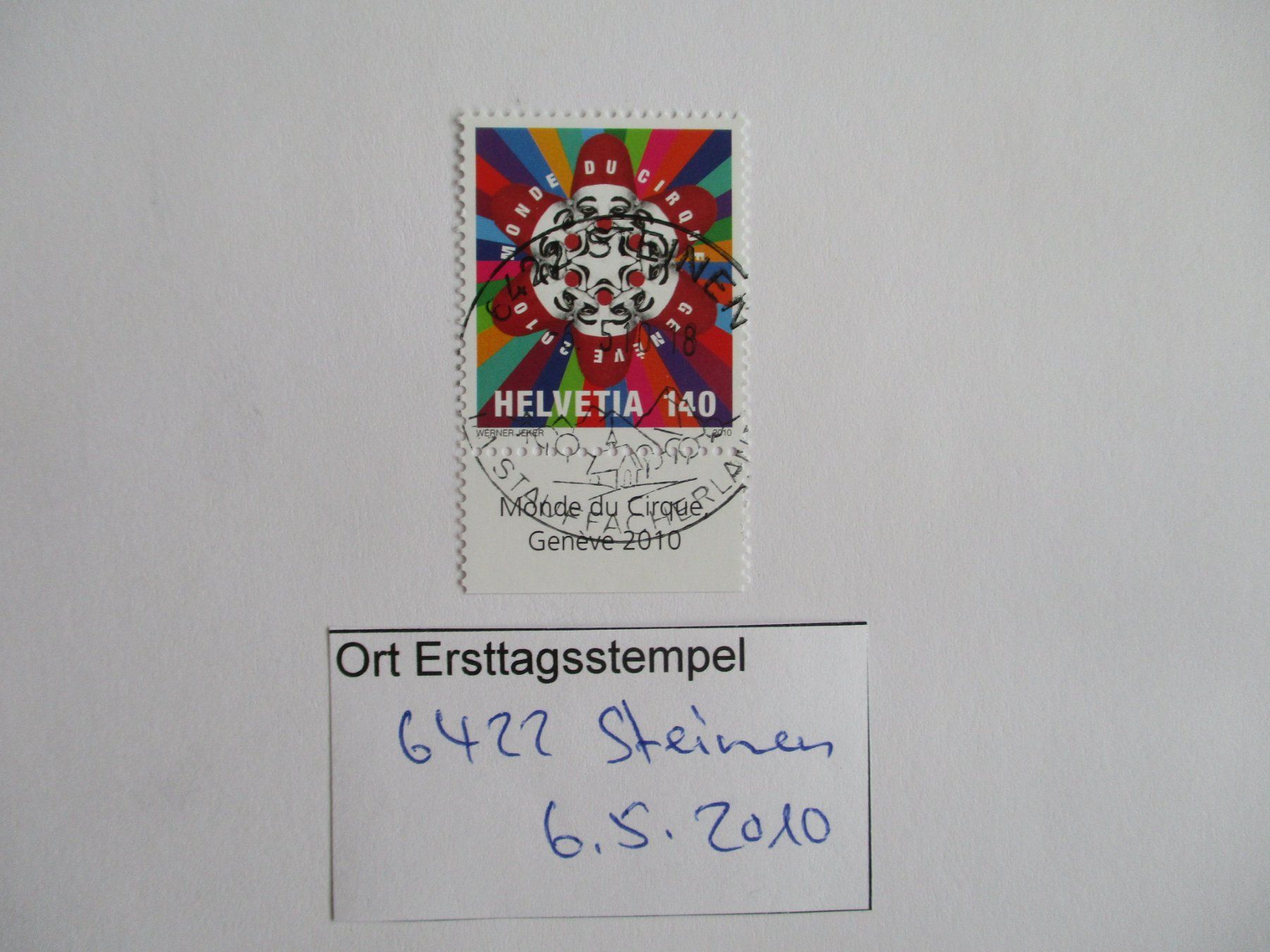 Tous les timbres: Voll Ort Ersttagsstempel 6422 Steinen – D'occasion à Langnau b. Reiden par Aktuell88
