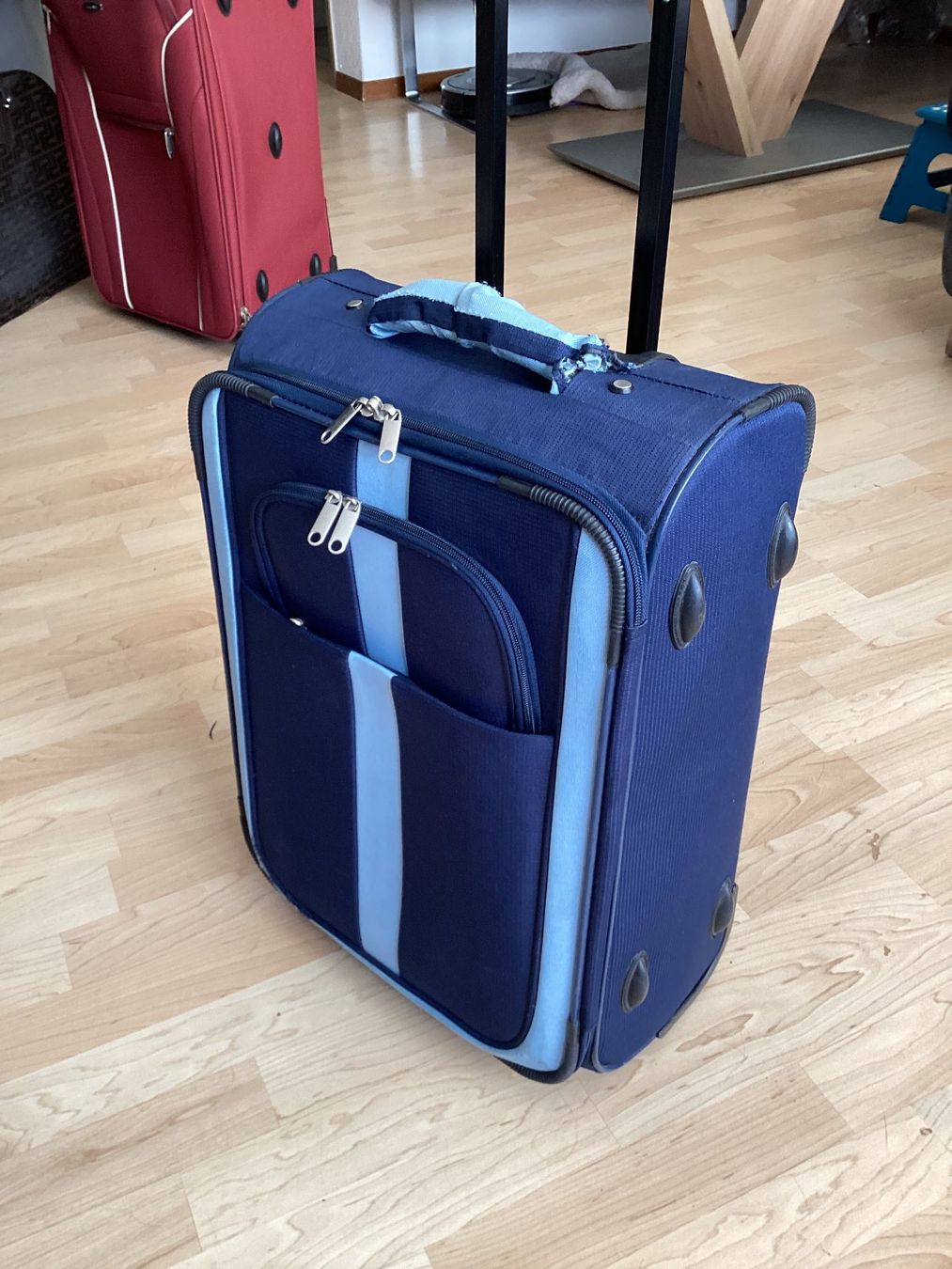 Valigie: Reise-Rollkoffer, gross + klein, blau, gebraucht – Usato da Bad Zurzach venduto da Hibiskus78 8