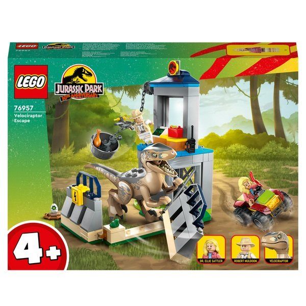 LEGO 76957 Jurassic Park Flucht des Velociraptors (Neu und ...