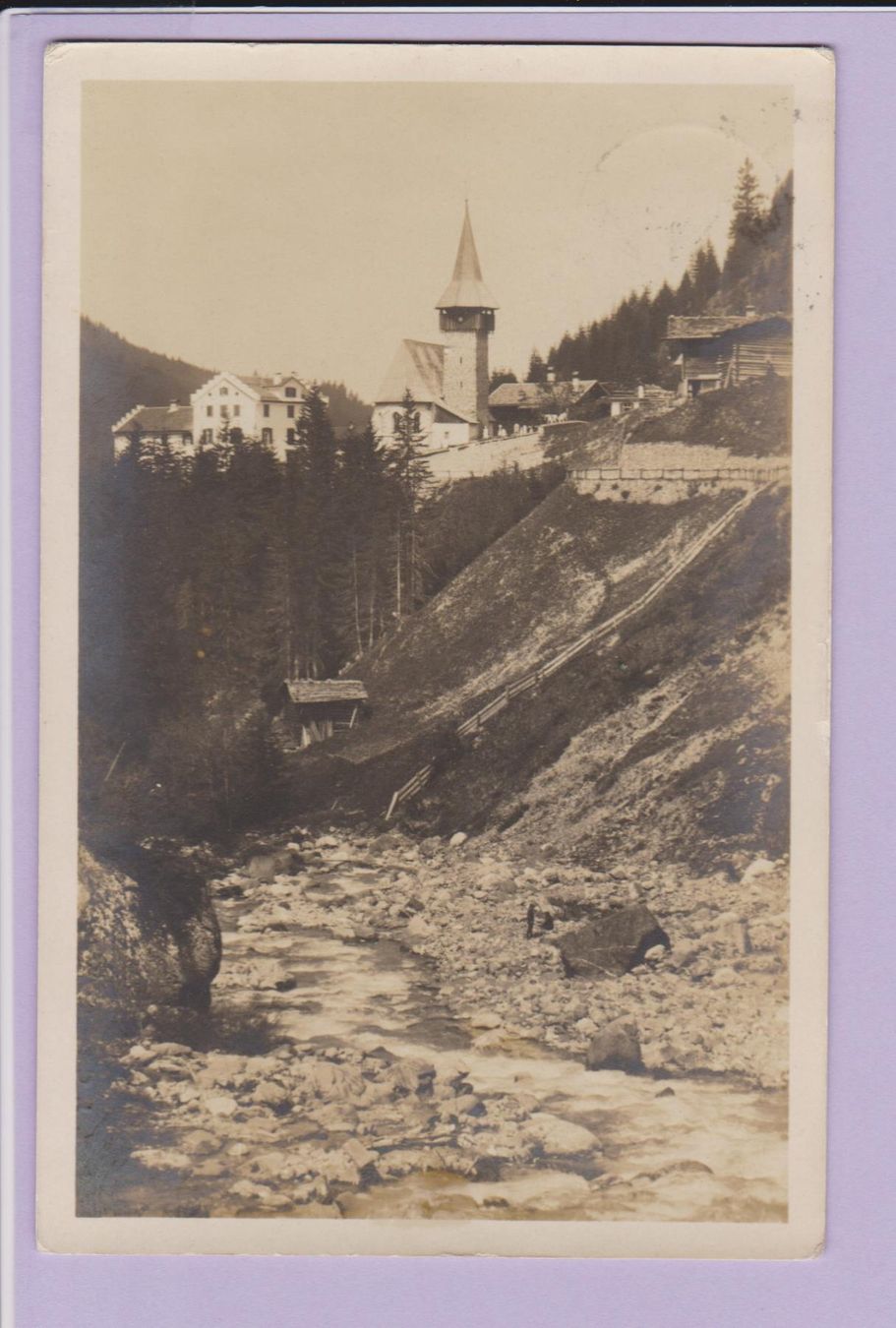 Cartoline postali: Langwies   -   alte Ansichtskarte von 1929 – Usato da Vitznau venduto da Ropaku
