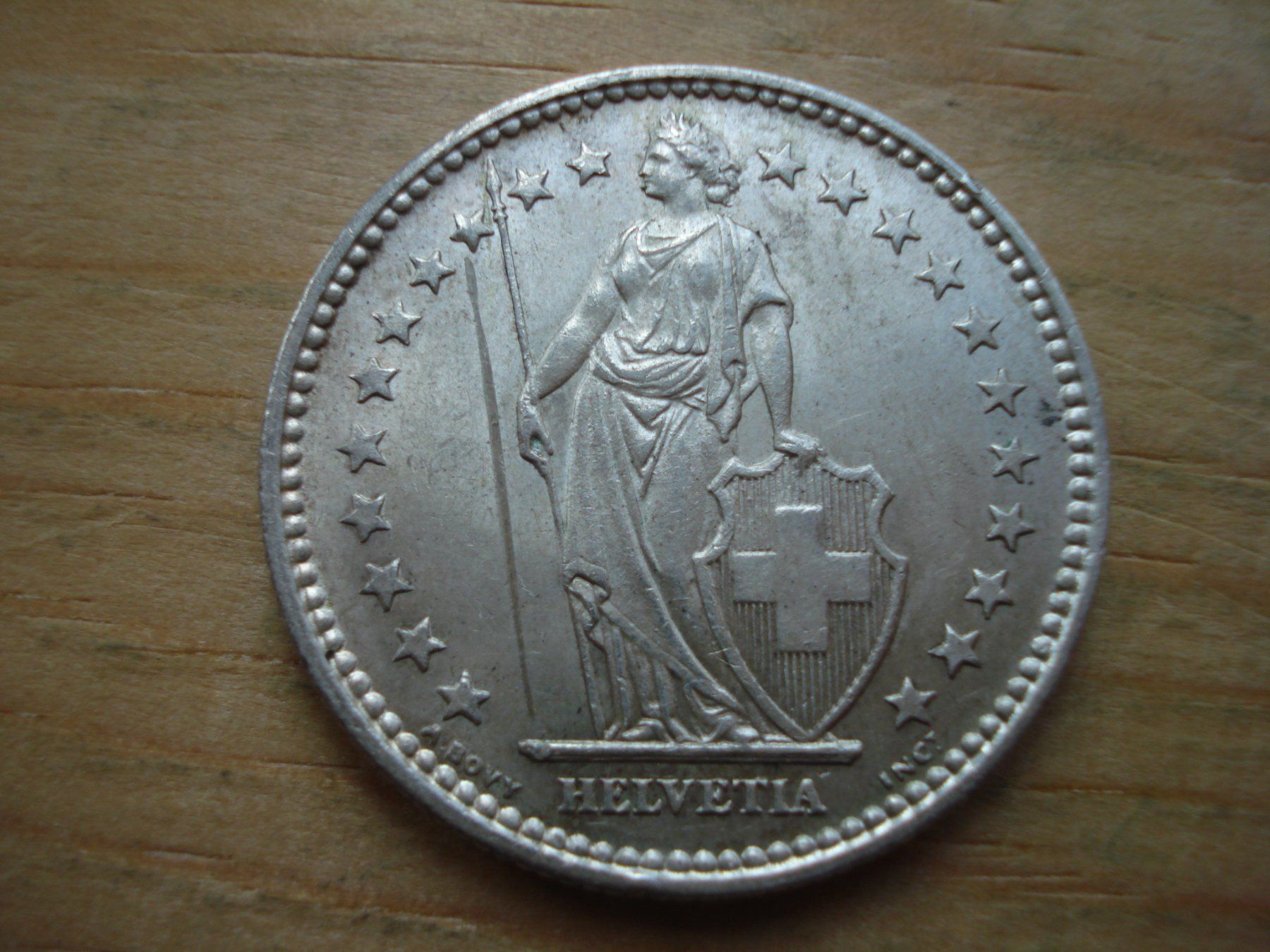 Alle Münzen: (B) 2 Franken 1914 UNZ- – Gebraucht aus Erlach von Net-Coins 1