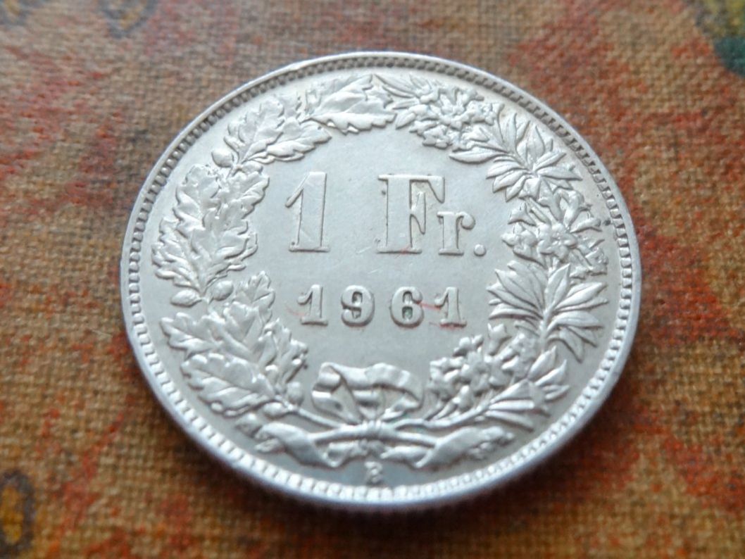 Alle Münzen: 1 Fr. 1961  (Y) – Gebraucht aus Romanel-sur-Lausanne von Swift13