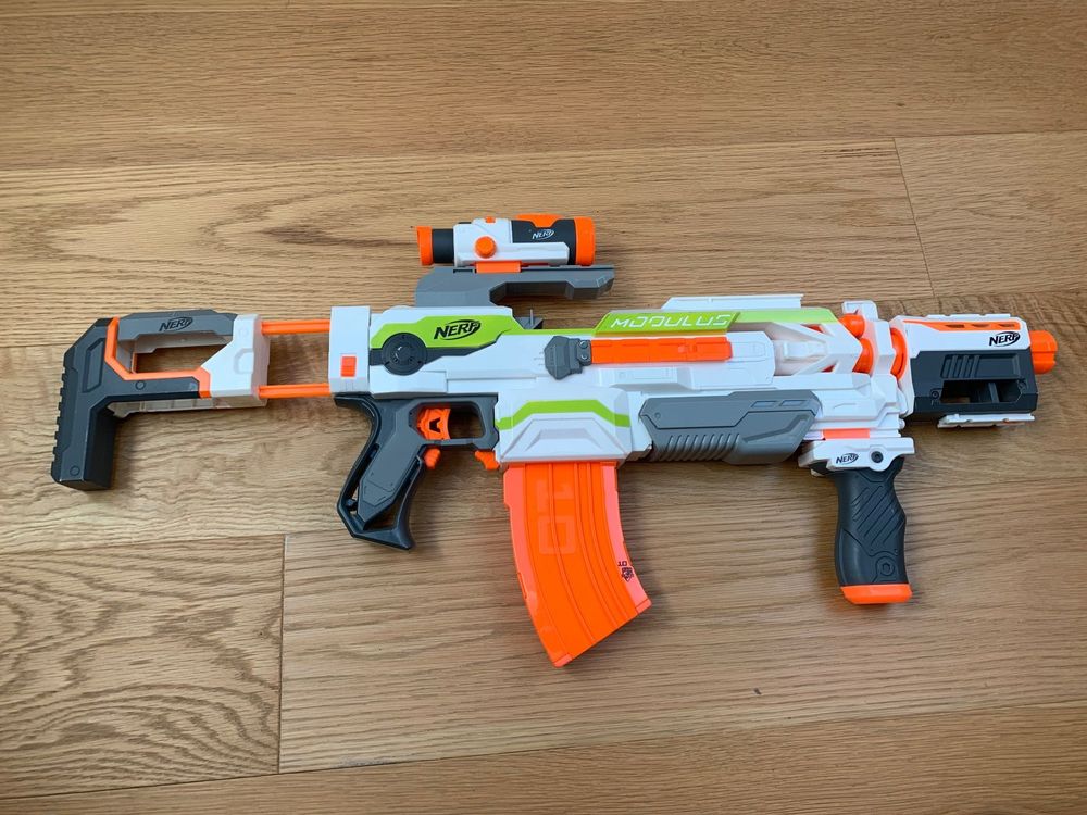 NERF N-Strike Modulus ecs-10 Blaster (Gebraucht) in Zürich für CHF 45 ...