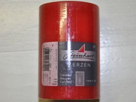 1 Kerze rot Steinhart Geschenk