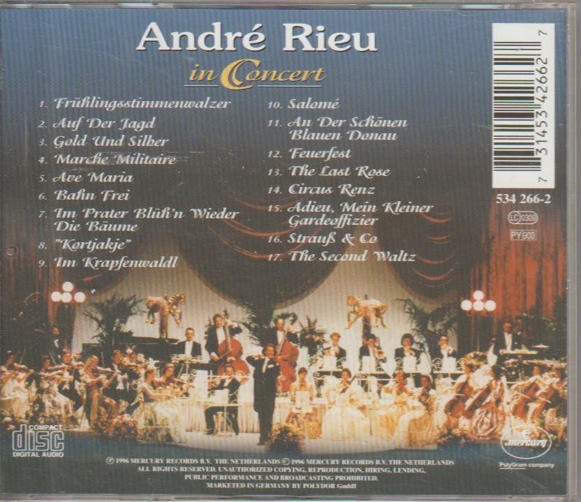 CDs: ANDRE RIEU Sammlung, 5 CDs,= alle zusammen – Gebraucht aus Zürich von Vinyl 3