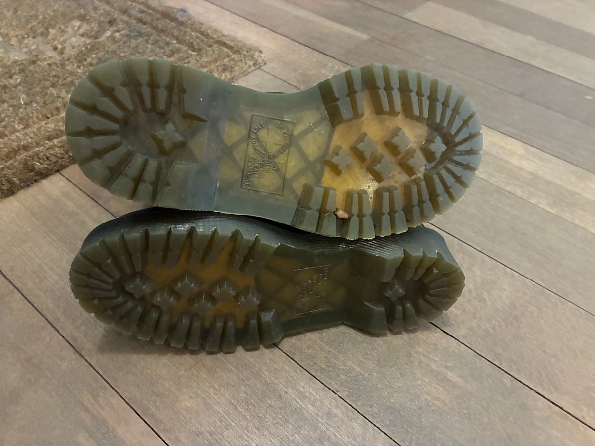 Dr. Martens Scarpe da donna: Dr. Martens Boots Braun Leder – Usato da Ziegelbrücke venduto da D_ZH 1