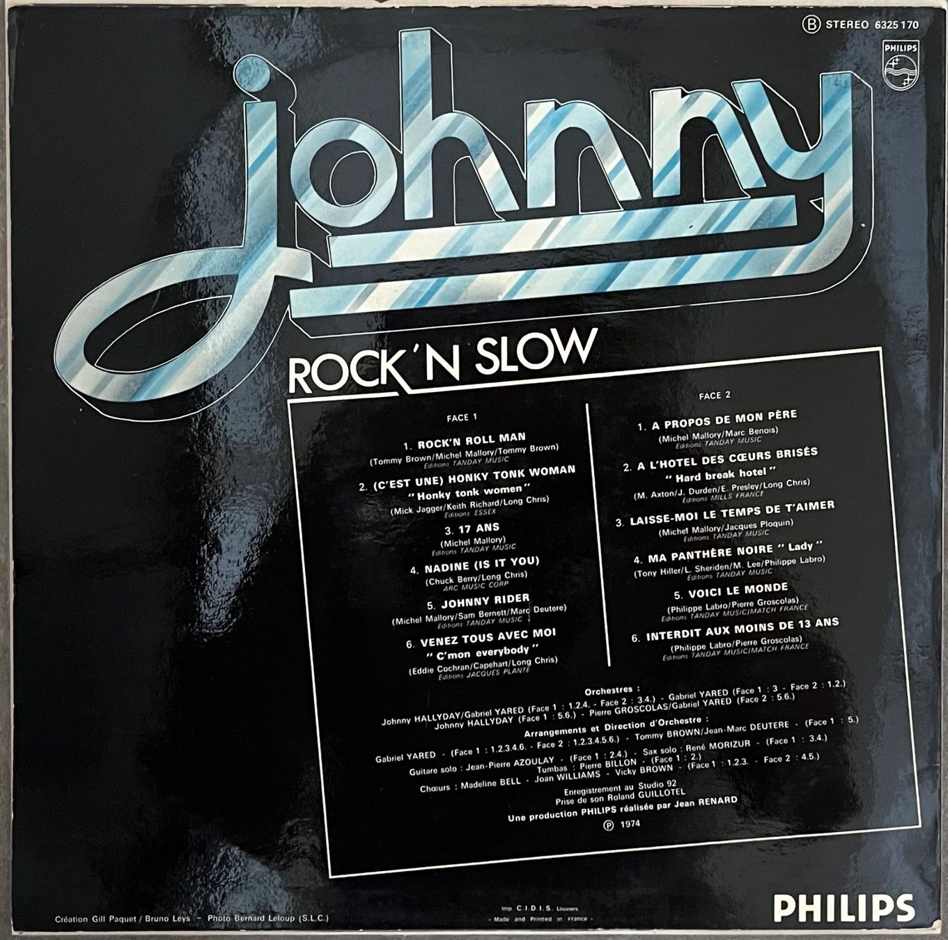 Schallplatten: JOHNNY HALLYDAY - ROCK'N SLOW – Gebraucht aus Bussigny von vinyl-pas-cher 1
