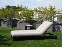Sonnenliege Sense Sunbrella wetterfest neu mit Räder