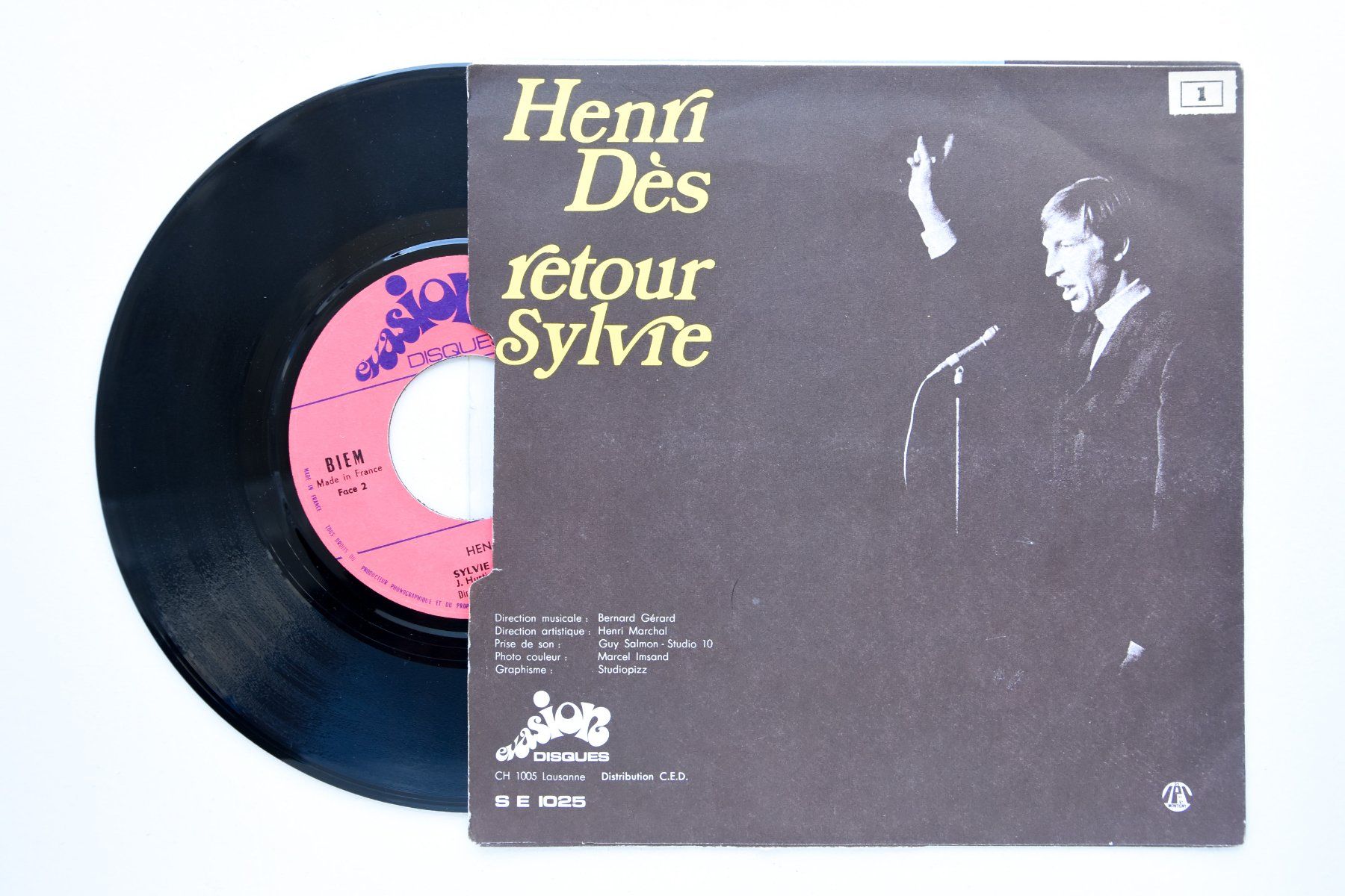 Autografi: Henri Dès - Disque dédicacé – Usato da Belmont-sur-Yverdon venduto da ag97 2