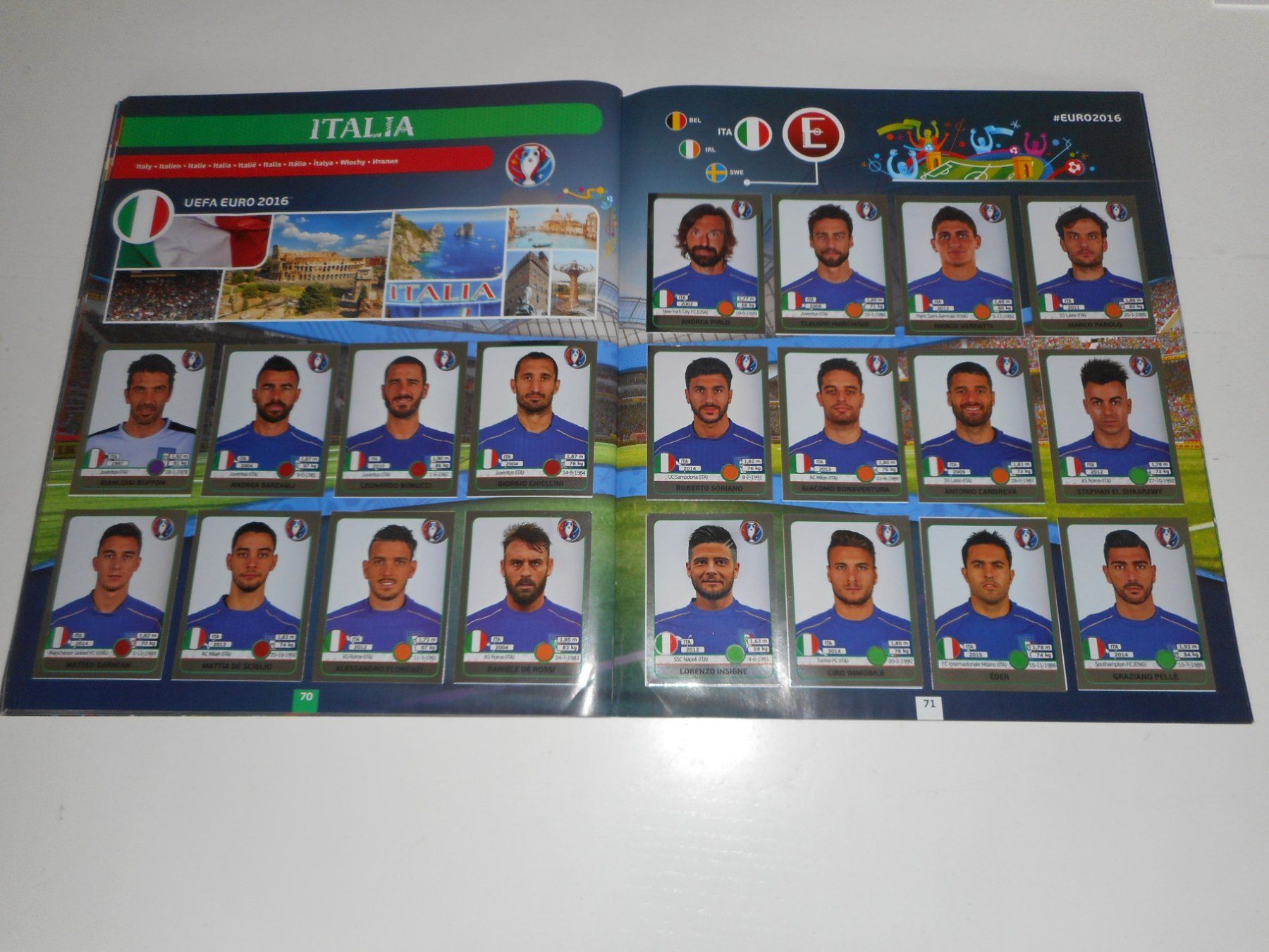 Panini Alben: Panini Euro/EM Album 2016 komplett – Gebraucht aus Cham von Paniniworld 5