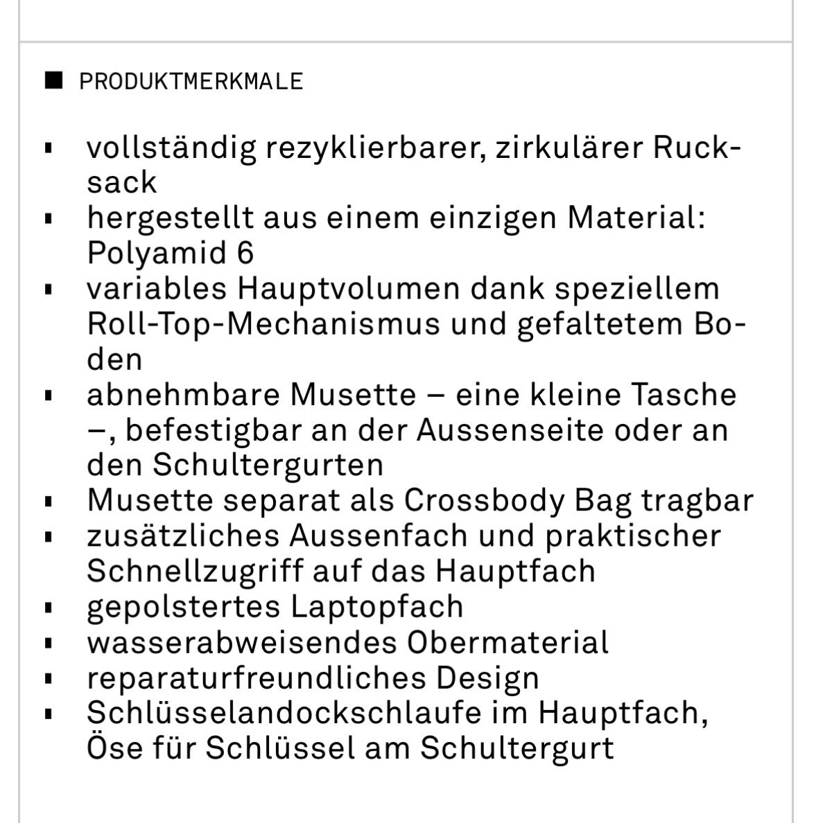 Freitag Zaini: Rucksack Mono von Freitag, neu – Nuovo (secondo la descrizione) da Embrach venduto da aha55 7