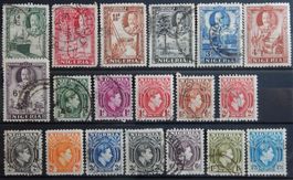 Nigeria British Kolonie ex. Kat. 31-59 */gest. 1936/38