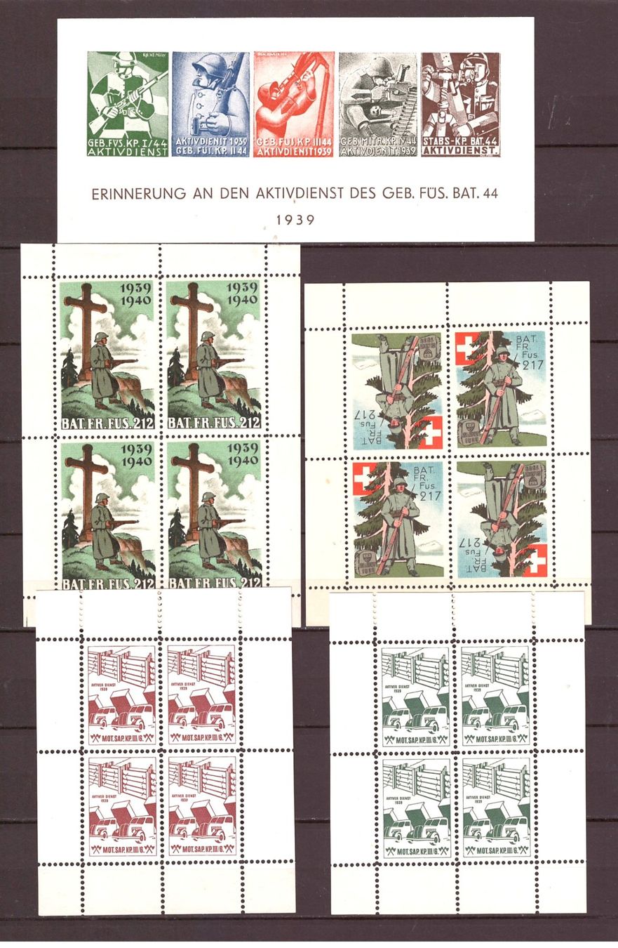 Alle Briefmarken: # 133 --- SOLDATENMARKEN – Gebraucht aus Dübendorf von Piero2