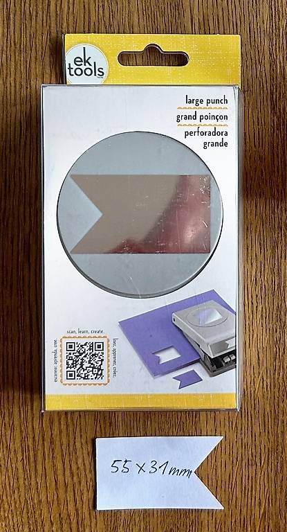 Kit bricolage: Stanzer, EK Tools Stanzer, Flagge, Flaggenstanzer – Nuovo e nell'imballaggio originale da Suhr venduto da wawata