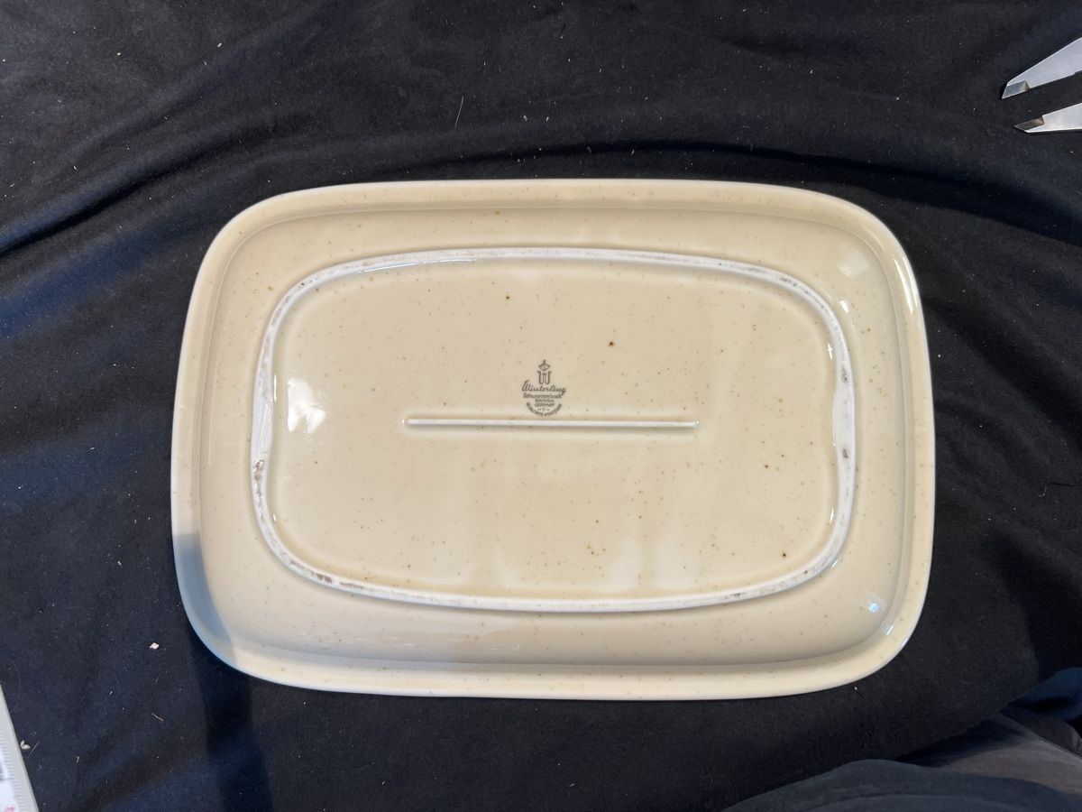 Servierplatten: Vintage Keramik Servierplatte Herbstdekor, 34 x 22 cm – Gebraucht aus Niederrohrdorf von beniledergerber 3