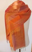 Schal Foulard orange