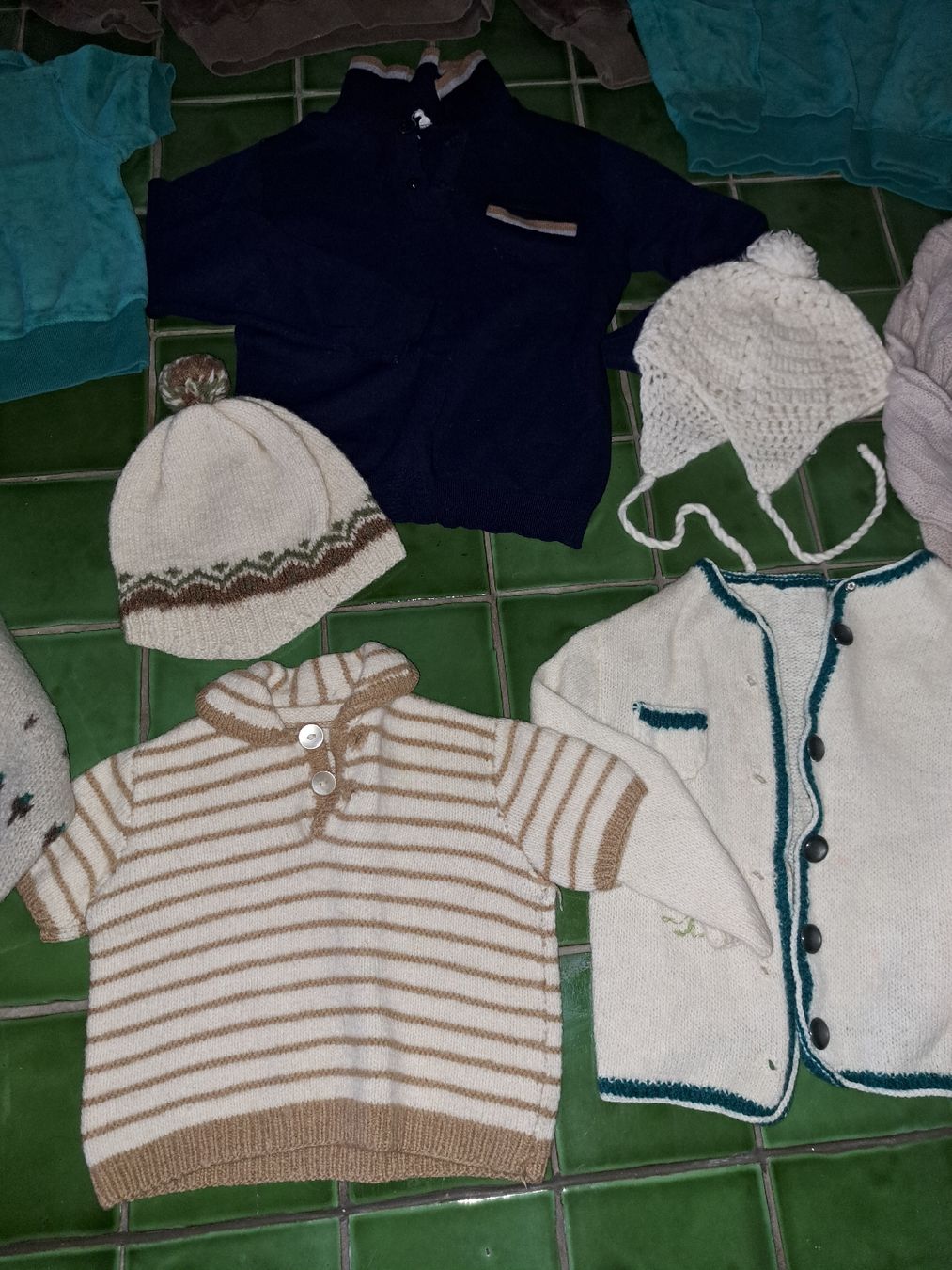 Lotti & Set di vestiti: Winter-Set,teils Handgestrickt, Grösse 92/98,  – Usato da Kölliken venduto da Upcycling-by-Mc-TAM 2