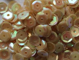 Pailletten - Ø 6mm 3 g , goldglänzend NEU