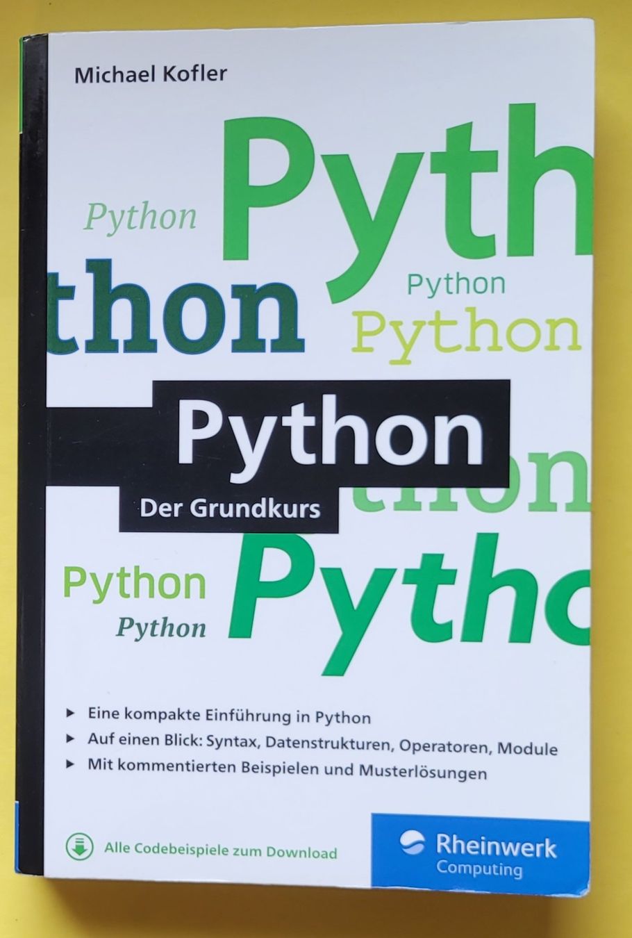 Livres: Python - Der Grundkurs – D'occasion à Zürich par Avd 2