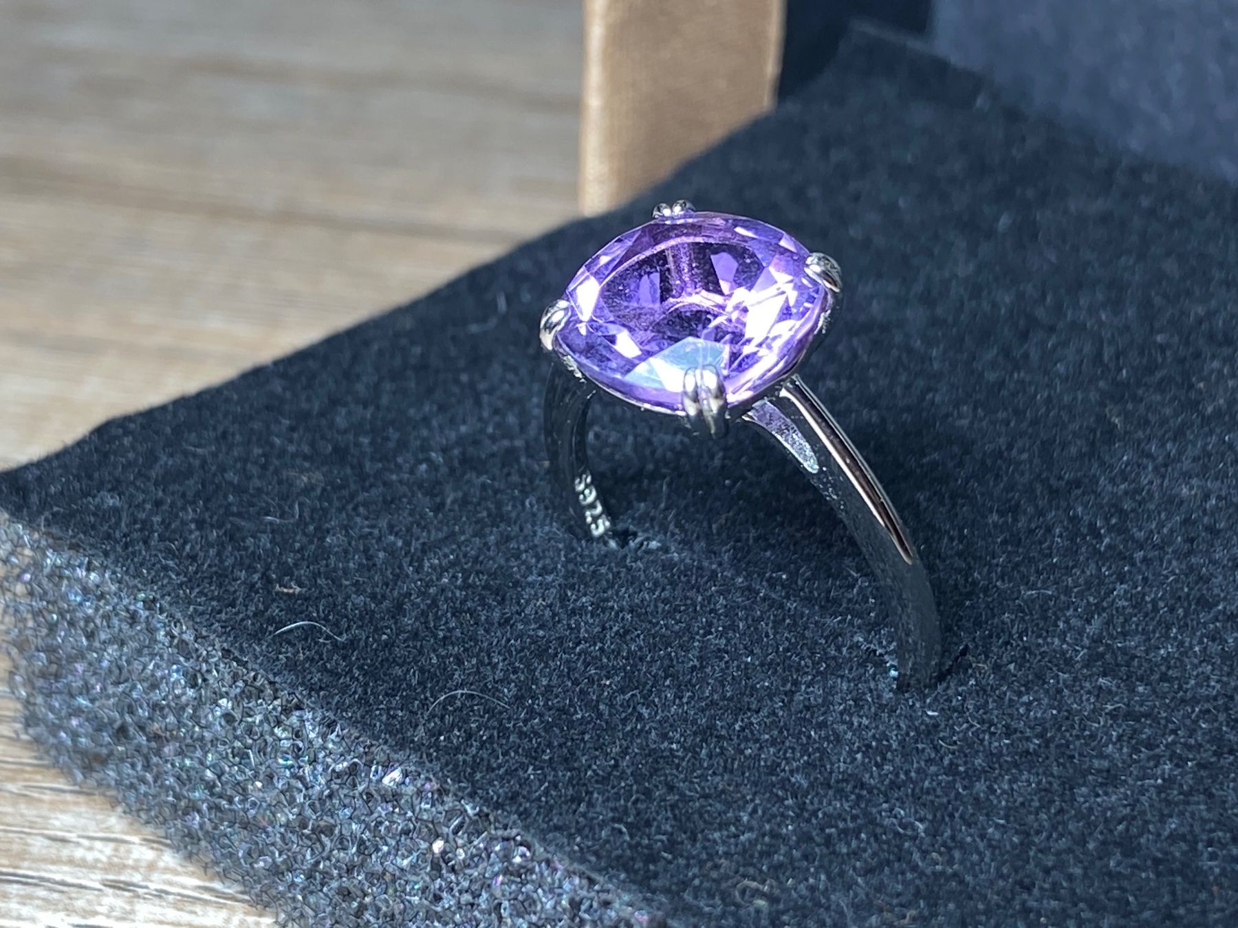 Ringe: Amethyst Ring Silber 925 vergoldet 💎✨ – Neu und originalverpackt aus Laax GR von Kiki-Kingdom2 1