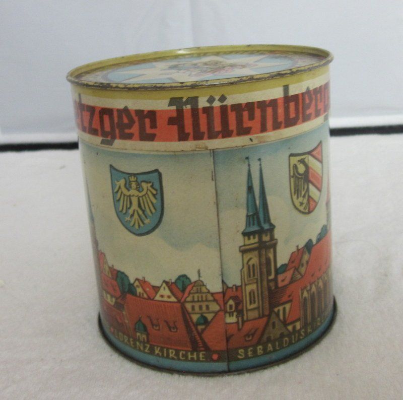 Barattoli: Blechdose Haeberlein-Metzger Lebkuchen – Usato da Bischofszell venduto da Pfau0 1