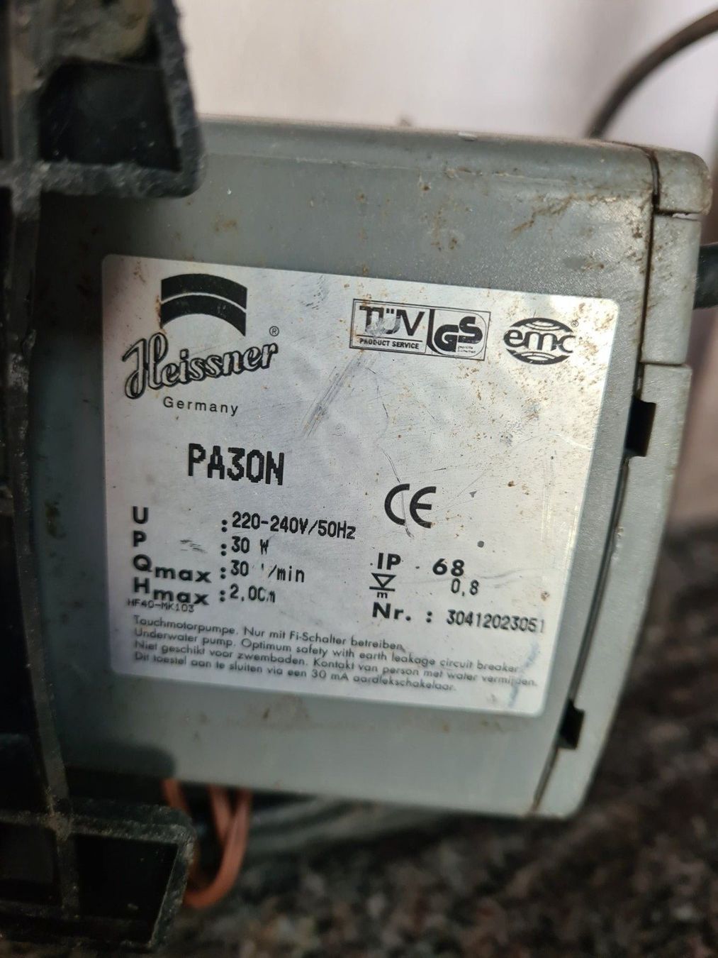 Pompe: Heissner  Wasserspielpumpe – Usato da Au SG venduto da fiat27 2