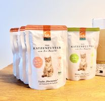Defu Katzenfutter Huhn & Lachs Harmonie 85g Bio-Qualität