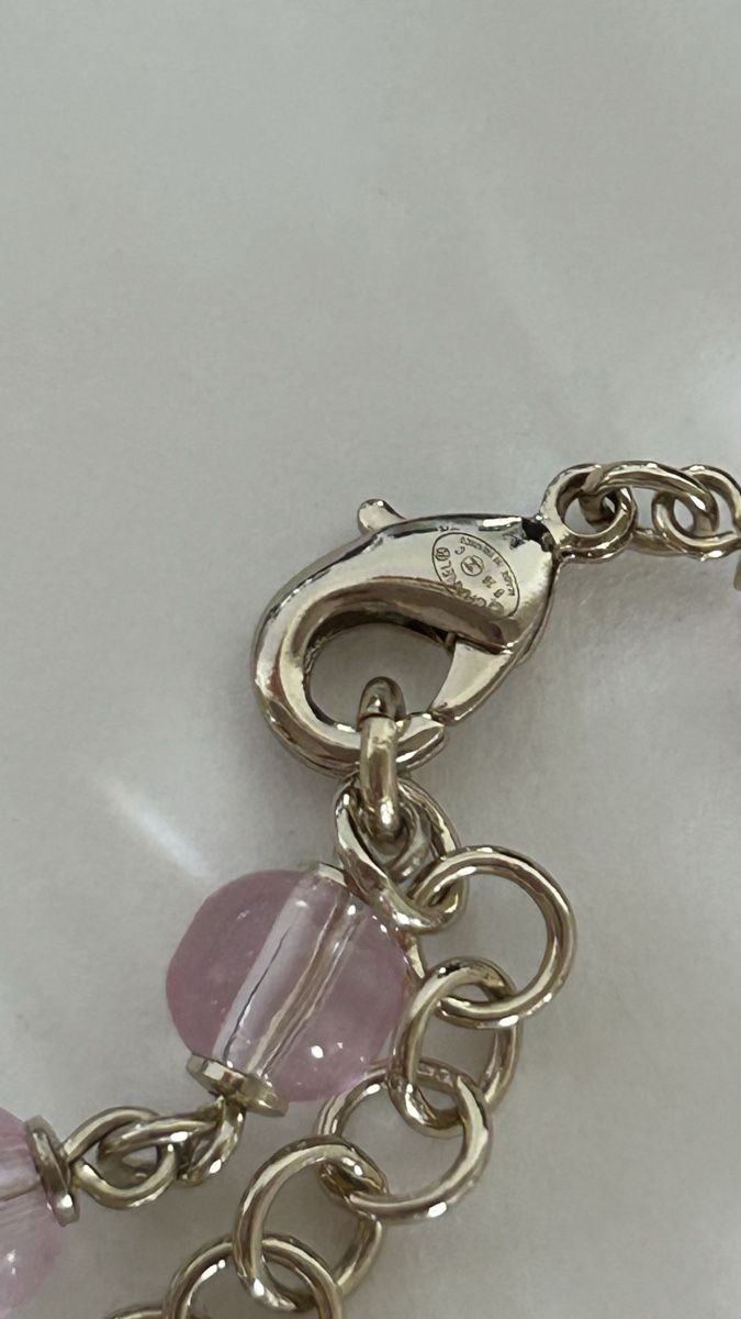 Chanel Colliers: Collier Chanel fleurs roses perles – D'occasion à Arzier-Le Muids par kaczuszka 5