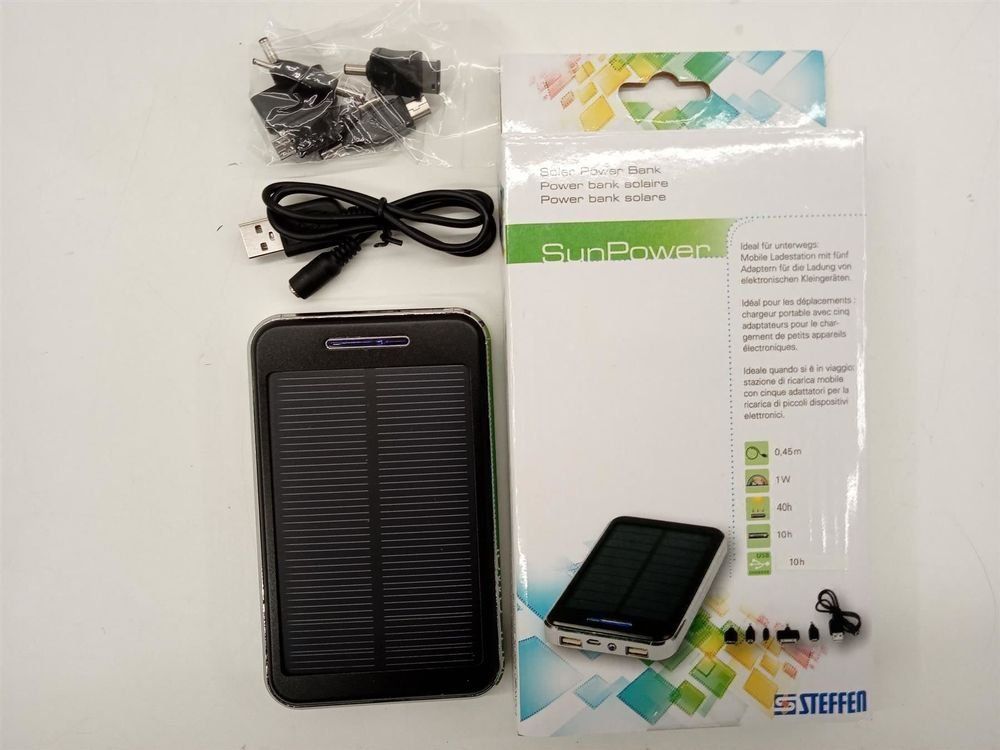 Batterie: SunPower Solar Powerbank - VERSAND – Nuovo e nell'imballaggio originale da Innerferrera venduto da tic_p7qd