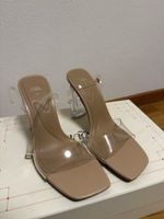 Sandales Zara tendance transparentes, taille 39