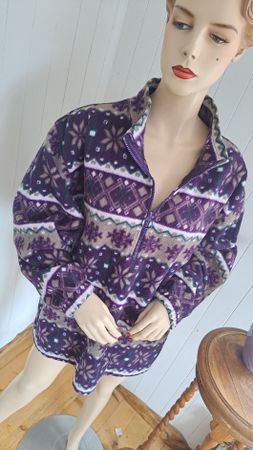 BOUNDARY WATERS 90s Vintage Fleece Troyer Fleecepulli M L