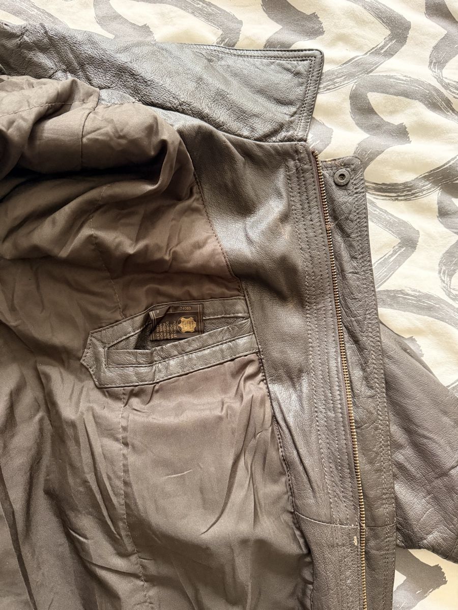 Vestes: Authentic vintage oversize leather jacket – D'occasion à Steinhausen par myclosetsale 4