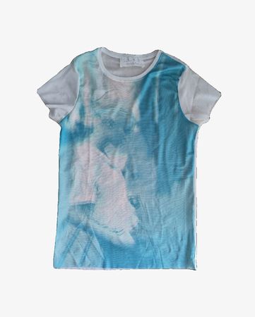 T-Shirt leicht durchsichtig S