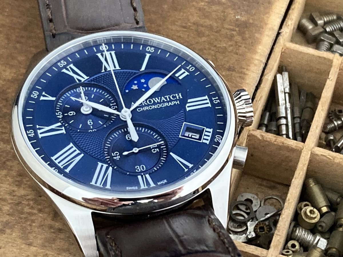 Aerowatch Orologi: Aerowatch chrono – Nuovo e nell'imballaggio originale da Colombier NE venduto da Atelier-horloger 2