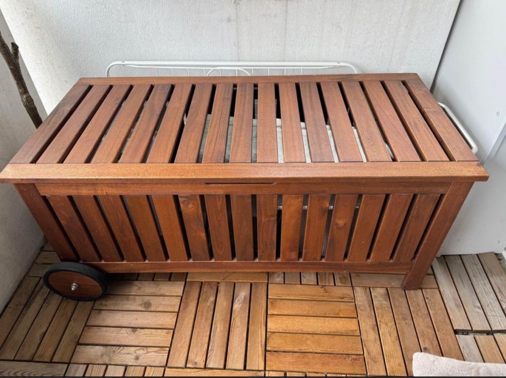 Garten Bank / Truhe Holz Kaufen auf Ricardo