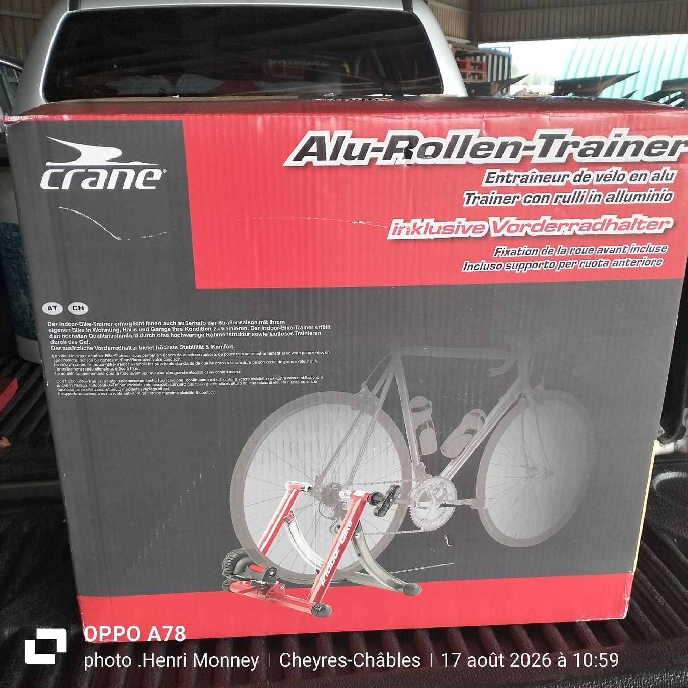 Hometrainer: Rollentraîner-Alu  Crane – Gebraucht aus Cheyres von Capitain 1