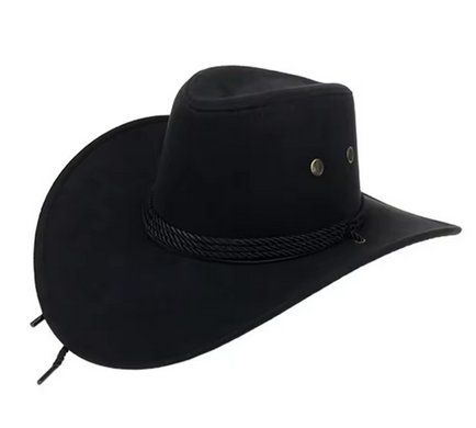schwarzer Unisex-Cowboyhut