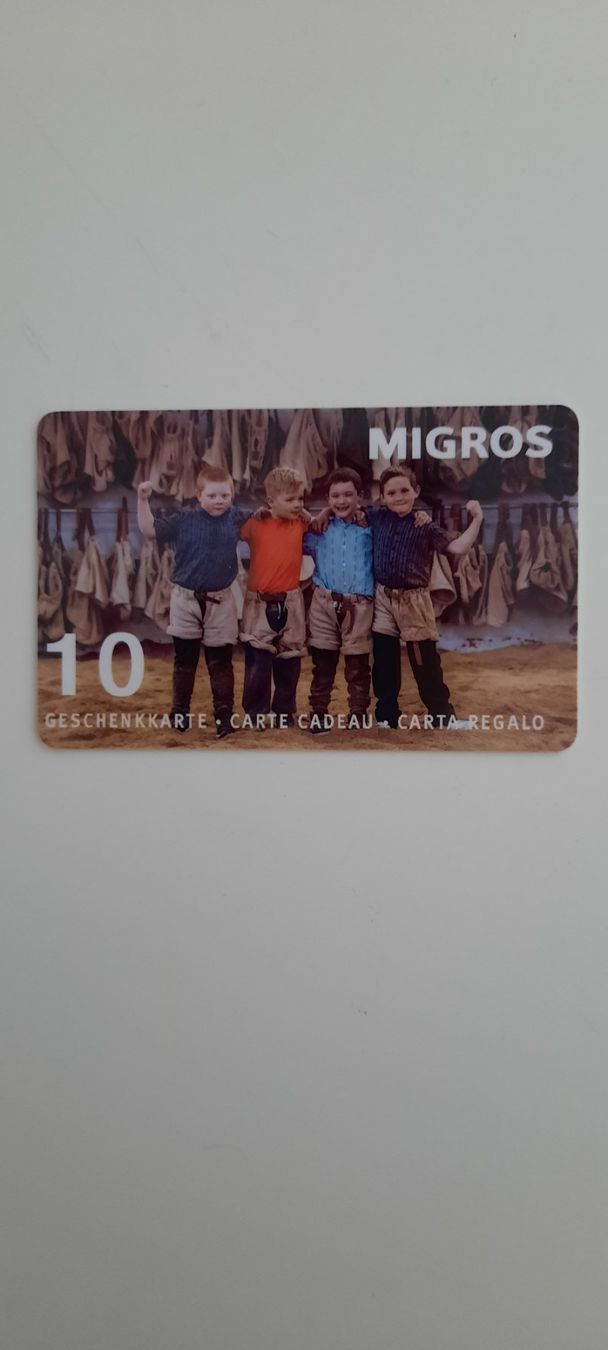 Cartoline: Migros Geschenkkarte – Usato da Grenchen venduto da Anatas01