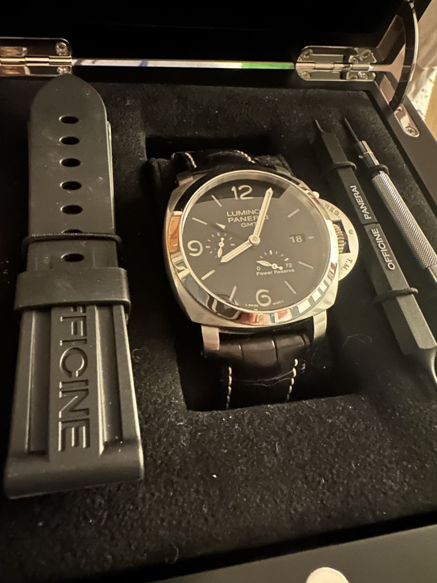 Panerai Uhren: Panerai Luminor GMT, Top Zustand, Full Set – Neu (gemäss Beschreibung) aus Zürich von yvonne.knoblauch 5