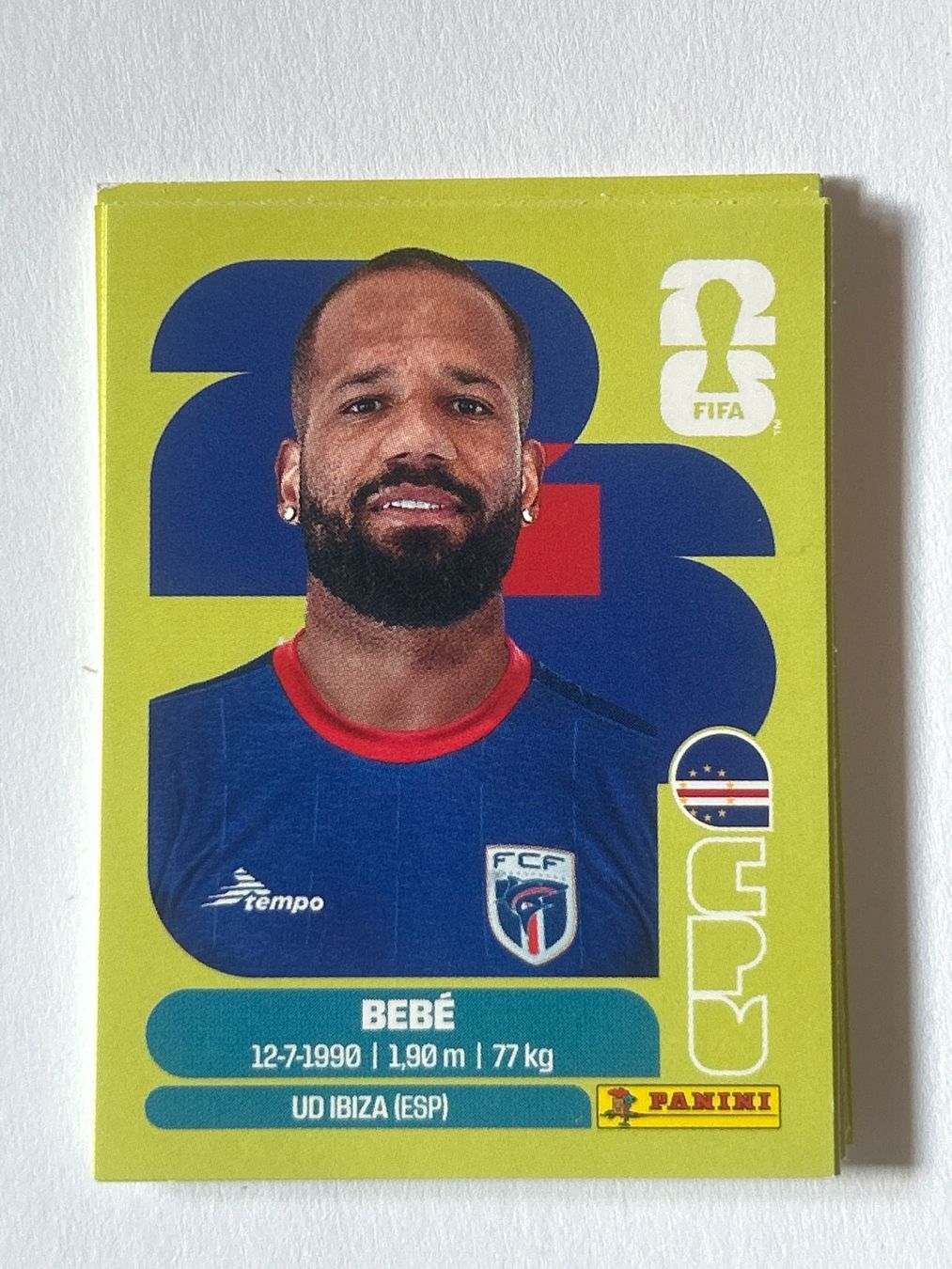 Panini Cartes à collectionner: Panini WM 2026 Sticker - Bebe CPV 20 – Neuf (Voir description) à Troistorrents par sim_d75d
