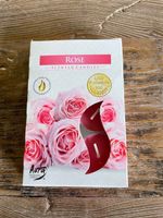 Duftkerzen/Teelichter/Rose/6er Set/Neu/OVP