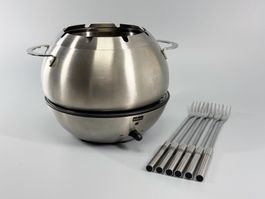 STÖCKLI Fondue-Set Edelstahl, inkl. Gabeln!