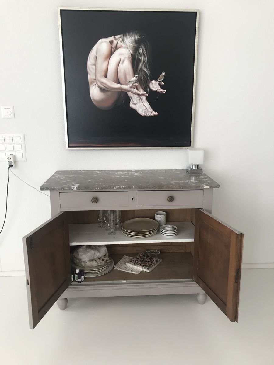 Credenze: Buffet Belgian origin with rare Belgian marble top – Usato da Oberägeri venduto da anv_6z5c 1